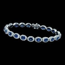 Spark 18k sapphire and diamond bracelet