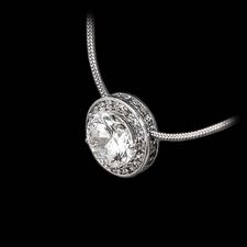 Alex Soldier Platinum or 18kt whtie gold diamond pendant mounting