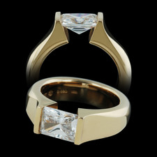 Steven Kretchmer 18 karat gold engagement ring by Steven Kretchmer