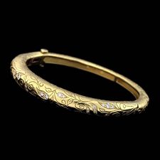 SeidenGang Green gold bangle diamond bracelet