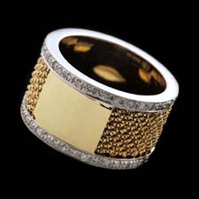 Yuri Ichihashi 18K yellow gold braided tassel wedding ring