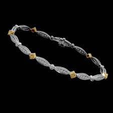 Michael Beaudry platinum and 18k yellow gold necklace