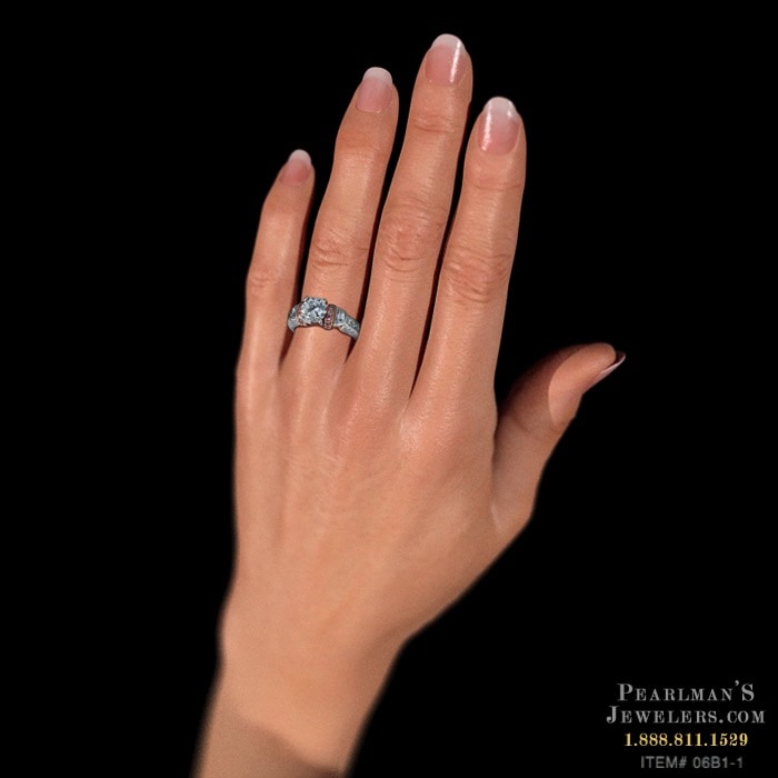 Michael Beaudry pink diamond Novi design ring