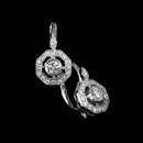 Beautiful and classic 18kt white gold Beverley K earrings, featuring .32ctw in diamonds.