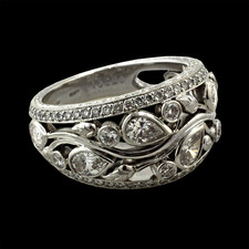 Michael Beaudry Beaudry platinum diamond ring
