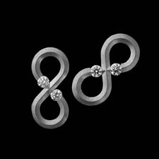 Steven Kretchmer Platinum Steven Kretchmer Infinity earrings