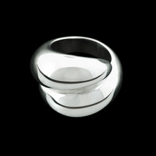 Dorfman's .925 double dome ring designed in Paris, makes a great accompaniment to any attire.