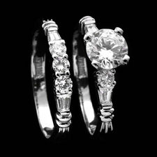 Closeout Jewelry engagement ring wedding set