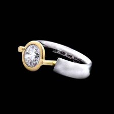 Whitney Boin yellow gold post engagement ring