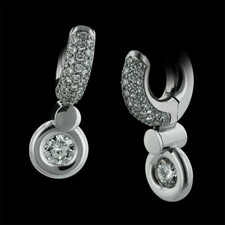 Whitney Boin platinum post drop earrings
