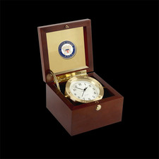 Chelsea Clocks US Navy Boardroom Clock in Brass