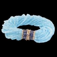 Bellarri blue topaz and diamond bracelet