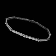This beautiful Gumuchian platinum and diamond ''micro set'' bracelet shimmers with 1.85ctw in diamonds.
