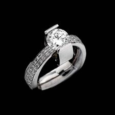 Eddie Sakamoto pave diamond engagement ring