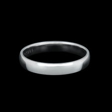 Gents platinum 6mm wedding band.  These can be made for any size and width. This band is also available in either 18kt white or yellow gold. Picture shown is a 4mm but the price is for a 6mm.