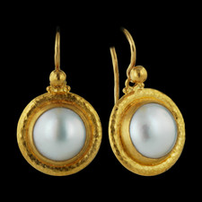 Gurhan Gurhan 24 karat yellow gold pearl earrings