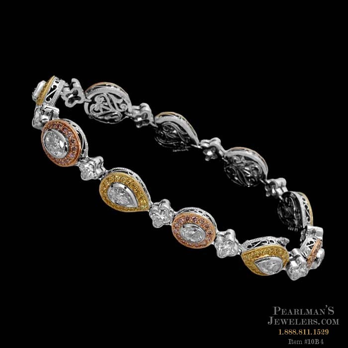 Fancy Diamond Bracelets – ADBR – 120 | Go Gems