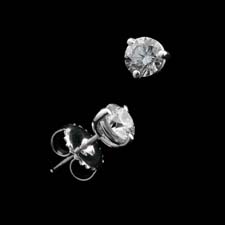 The classic three prong earring by Kwiat. Very high in quality these earrings can be made from .25ct to 10ct. This is the starting price for this style of earring. Call for sizes and prices.