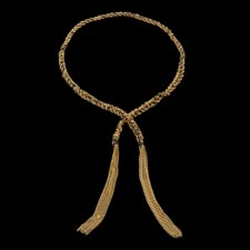 Peter Storm golden silk tassle bracelet