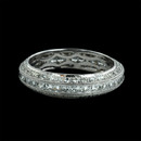 This is a magnificent princess cut diamond eternity wedding band with pave set diamond sides from Beverley K.  The ring is 18k white gold and has 1.70ctw of G-H VS  diamonds.  