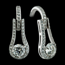 Bridget Durnell Ideal cut diamond centerpieces earrings