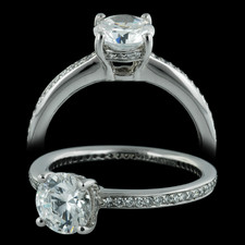 Closeout Jewelry Platinum Endless Love engagement ring