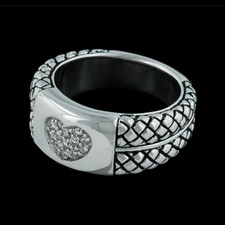 Closeout Jewelry sterling silver fashion diamond ring