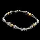 Platinum <q>Baby Belle</q> bracelet by Michael Beaudry. This wonderful piece is set with 2.89ctw of fancy yellow and white diamonds. Pinks also available. Call for price and availability.