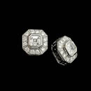 A classic set of handmade diamond earrings by Beaudry.  The earrings are set with .65ct of asscher and .29ct of round diamonds. Call for price and availability.