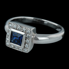 Spark 18k elegant sapphire ring