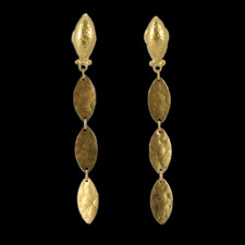 Gurhan 24k gold leaf earrings