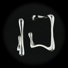 Sterling Silver square large 
