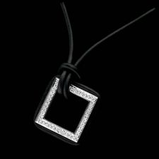 Chris Correia Diamond open square pendant