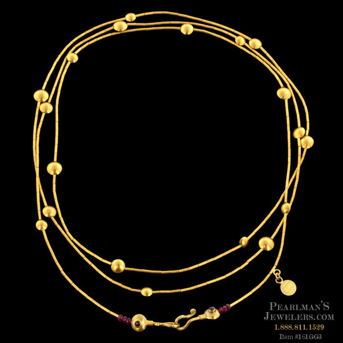 Gurhan Men's 24K Yellow Gold Chain Necklace, 20L