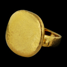 Gurhan 24kt gold Pebble collection ring