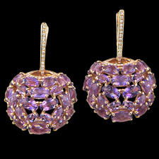 Bellarri amethyst 18K gold earrings