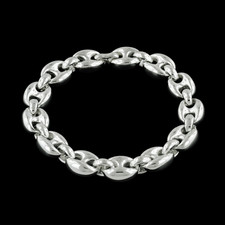 Dorfman Sterling Dorfman nautical link silver bracelet
