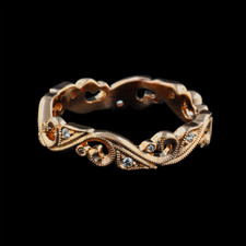Beverley K 18 karat rose gold wedding ring