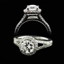 Beverley K 18 karat gold engagement ring by Beverly K