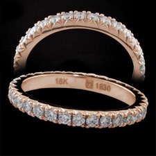 Pearlman's Bridal eternity 18kt white gold diamond band