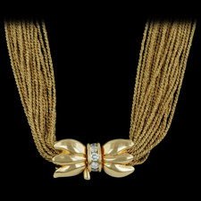 Yuri Ichihashi 18 kt gold and diamond necklace