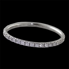 Pearlman's Bridal 18kt white gold eternity ring