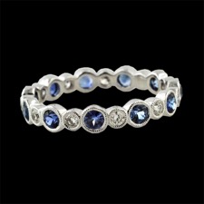 Beverley K unique sapphire and diamond band