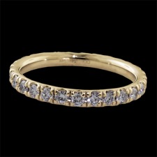 Pearlman's Bridal 18kt yellow gold diamond band