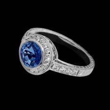 Beverley K 18kt gold sapphire & diamond ring
