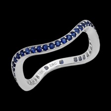 Beverley K 18k gold blue sapphire stackable ring