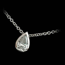 Pearlmans Collection Platinum diamond pendant