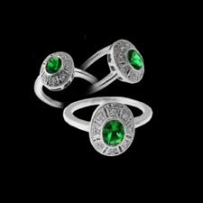 Beverley K Beverley K Oval Emerald Ring
