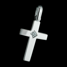 Religious Jewelry Charles Green 18kt diamond cross