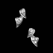 Chris Correia Double dancing hearts stud earrings